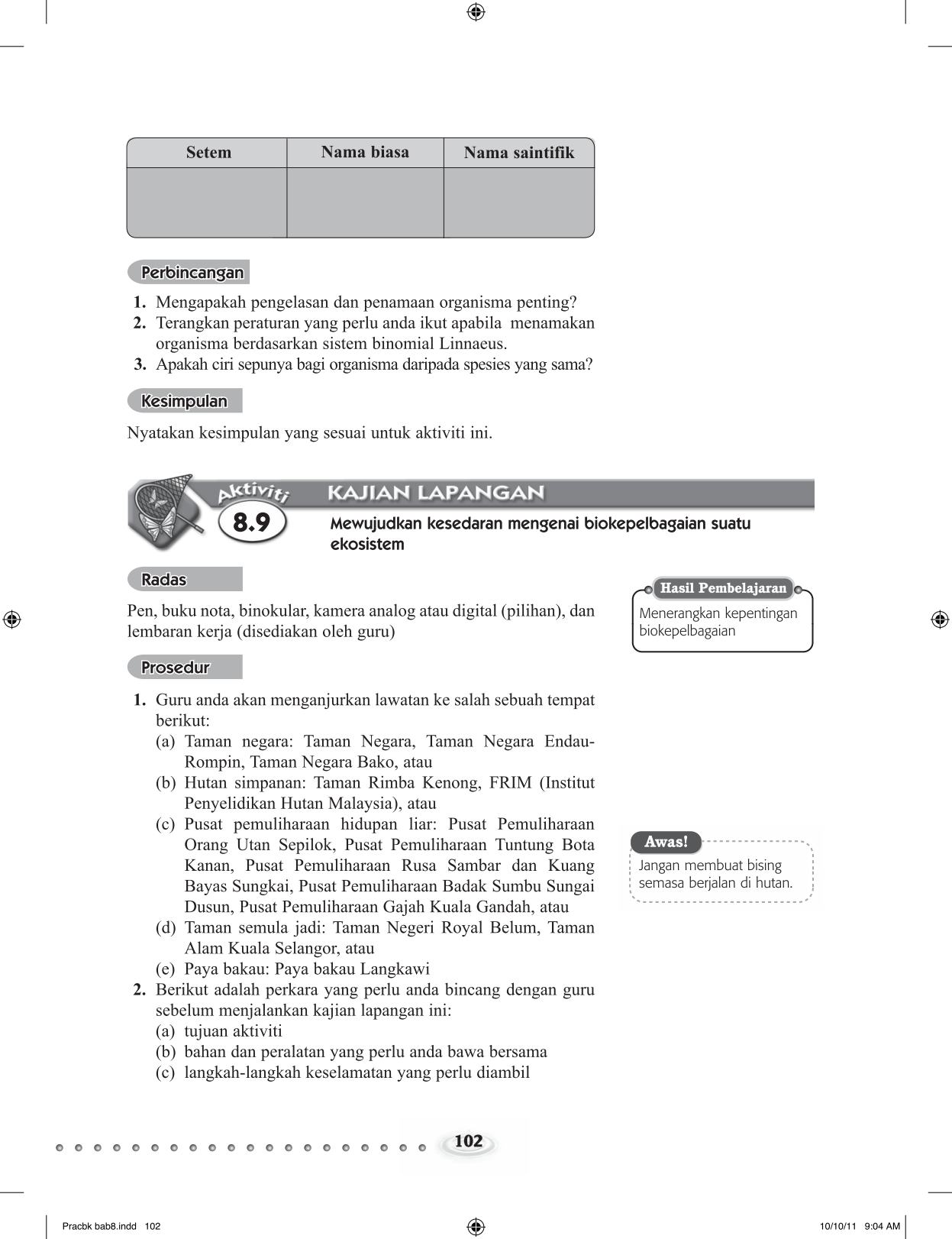 Tingkatan 4 : BM Form 4 Practical Page113
