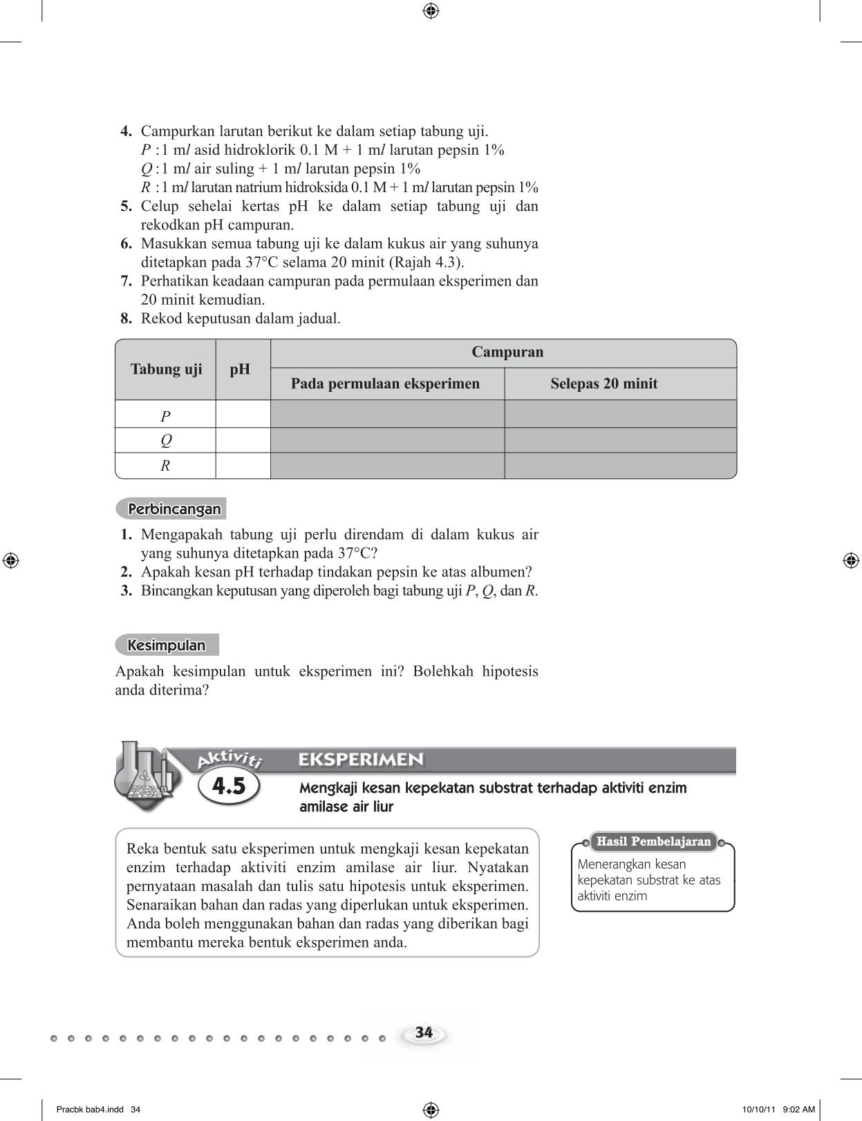 Tingkatan 4 : BM Form 4 Practical Page45